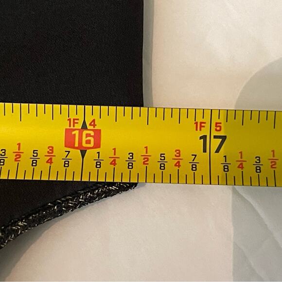 Akiko Black Pure Silk Party Event Occasion Fringe Dress NWOT Size XS - Picture 11 of 12